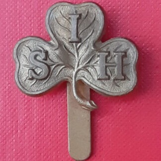 The South Irish Horse - Gilding Metal Cap Badge.