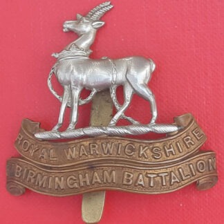 14th (1st Birmingham ) Service Battalion (The Birmingham Pals) - Bi Metal Cap Badge.