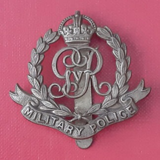 The Military Police - King's Crown (GRv) Gilding Metal Cap Badge.