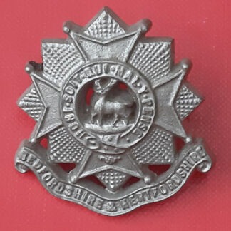 The Bedfordshire & Hertfordshire Regiment - WW2 Plastic Economy Issue Cap Badge.