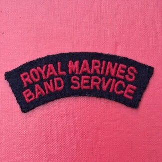 Royal Marine Band Service - Woven Shoulder Title.