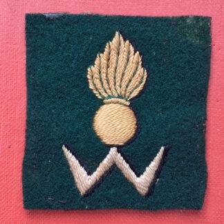 34th Anti Aircraft Brigade - Woven Cloth Formation Badge.