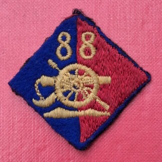 88th Army Group Royal Artillery - Woven Cloth Formation Badge.