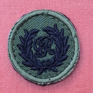 The Royal Marines "The King's Badge" - Velcro Backed Cloth Badge.
