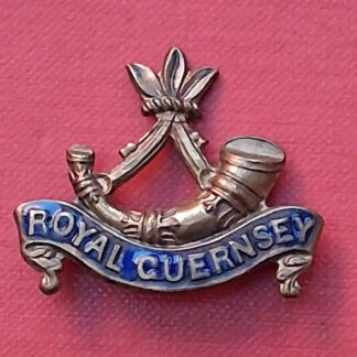 Royal Guernsey Light Infantry - Enamelled Sweetheart Badge.