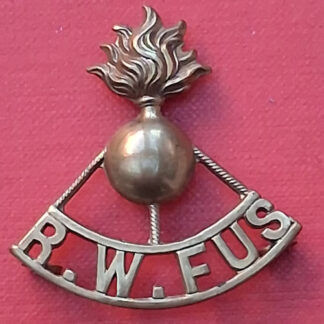 The Royal Welsh Fusiliers - Gilding Metal Shoulder Title.