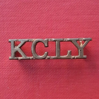 Kent & County Of London Yeomanry - Gilding Metal Shoulder Title.