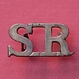 The Cameronians (Scottish Rifles) - Gilding Metal Shoulder Title.