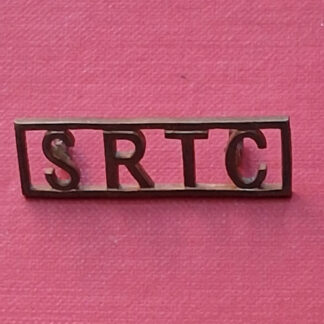 The Southern Rhodesia Transport Corps - Gilding Metal Shoulder Title.