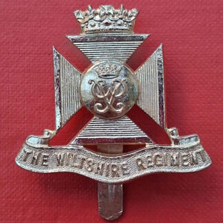 The Wiltshire Regiment - Gold Anodised Cap Badge.