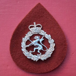 The Women's Royal Army Corps - Gold & Silver Anodised Cap Badge.