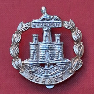 The Dorset Regiment - Gold & Silver Anodised Cap Badge.