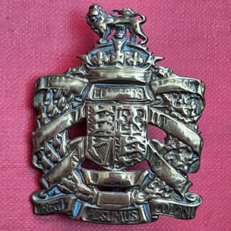 The King Edward's Horse - "Spikey Crown" Gilding Metal Cap Badge.