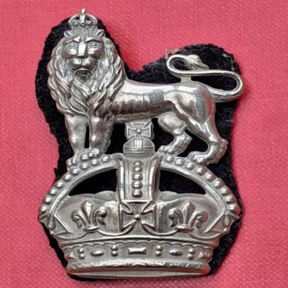 The 15th / 19th King's Royal Hussars - N.C.O's White Metal Arm Badge.
