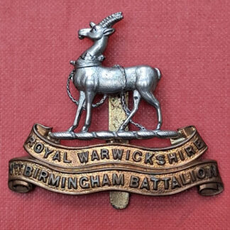 14th (1st Birmingham) Service Battalion "The Birmingham Pals" - Bi Metal Cap Badge.