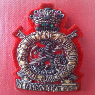 Kent & County Of London Yeomanry - Officer's Cloth Beret Badge.