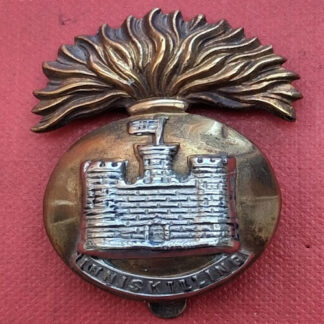 The Royal Inniskilling Fusiliers - Bi Metal Cap Badge.