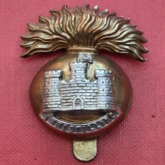 The Royal Inniskilling Fusiliers - Bi Metal Cap Badge.