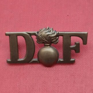 The Dublin Fusiliers - Gilding Metal Shoulder Title.