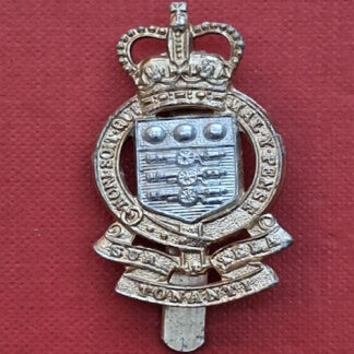 The Royal Army Ordnance Corps - Gold & Silver Anodised (1 Piece) Cap Badge.