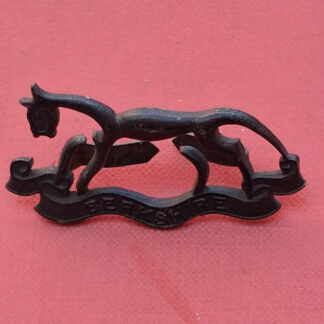 The Berkshire Yeomanry - Officer's Service Dress Bronze Cap Badge.