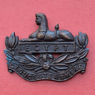 The Gloucestershire Regiment - Officer's Service Dress Cap Badge.