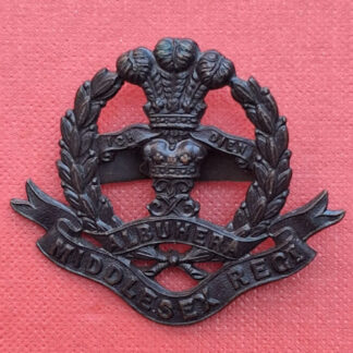 The Middlesex Regiment - Officer's Service Dress Cap Badge.