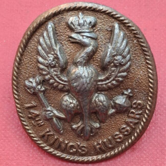 The 14th King's Hussars - N.C.O's Bi Metal  Arm Badge.