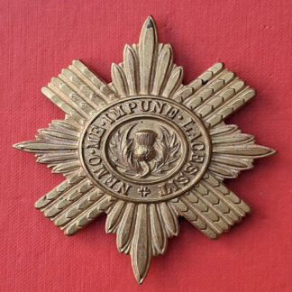 The Scots Guards - Gilding Metal Valise Badge.