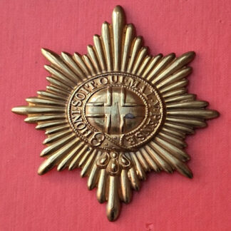 The Coldstream Guards - Gilding Metal Valise Badge.