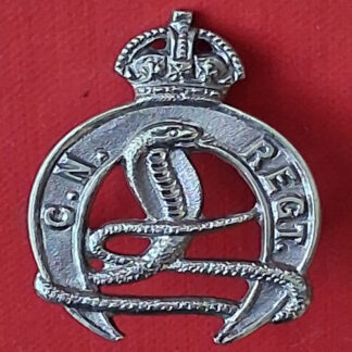 (India) The Chota Nagpore Regiment - King's Crown Cap Badge.