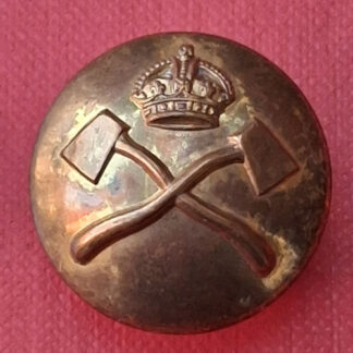 (India) 3rd Sikh Pioneers - King's Crown 25mm Brass Button.