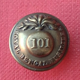 (India) 101st Royal Bengal Fusiliers - 17mm Brass Button.