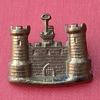 The 12th (East Suffolk) Regiment Of Foot - Gilding Metal Collar Badge.