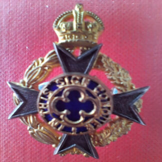 Royal Army Chaplains Department (Christian) - King's Crown Silver, Gilt & Enamelled Collar Badge.