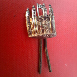 Unknown Badge Appears Silver Plate - Boss Or Collar Badge.