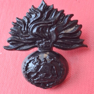 The Royal Regiment Of Fusiliers - Queen's Crown Plastic Cap Badge.