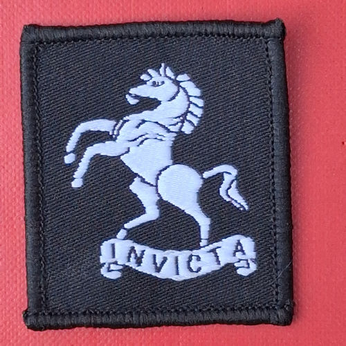 Kent C.C.F - Woven Cloth Badge.