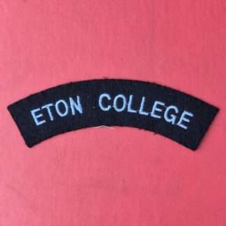 Eton College C.C.F - Woven Cloth Shoulder Title.