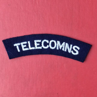 Telecomns - Embroidered Shoulder Title.