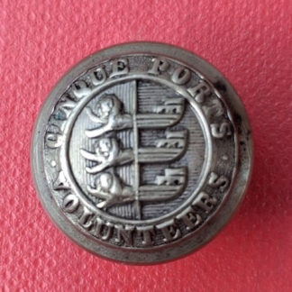 The Cinque Ports Volunteers - 16mm White Metal Button.
