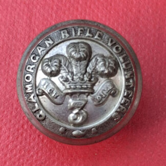 3rd Glamorgan Rifle Volunteers - 17mm White Metal Button.