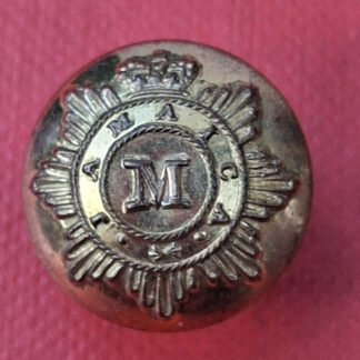 The Jamaica Militia - Queen Victoria's Crown Officer's 15mm Gilt Button.