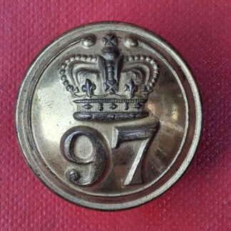 97th (Earl Of Ulster's) Regiment of Foot - Queen Victoria's Crown Button.