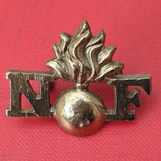 The Northumberland Fusilers - Gilding Metal Shoulder Title.