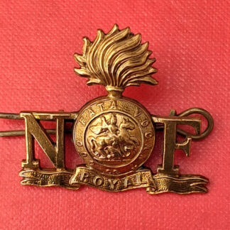 The Royal Northumberland Fusiliers - Gilding Metal Shoulder Title.