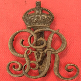 Nofolk Yeomanry (B.P&Co) - King's GVR Crown Gilding Metal Cap Badge.