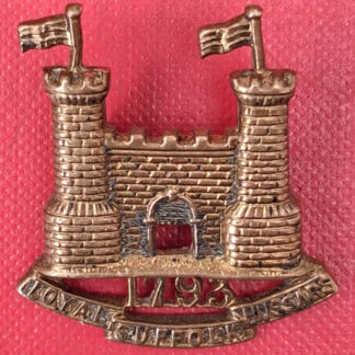 The  Loyal Suffolk Hussars - Gilding Metal Cap Badge.