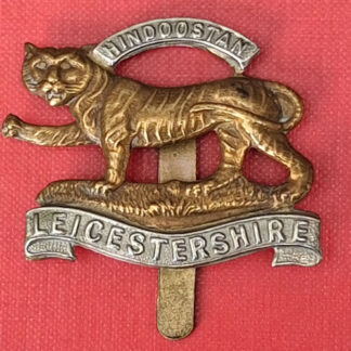 The Leicestershire Regiment - Bi Metal Cap Badge.