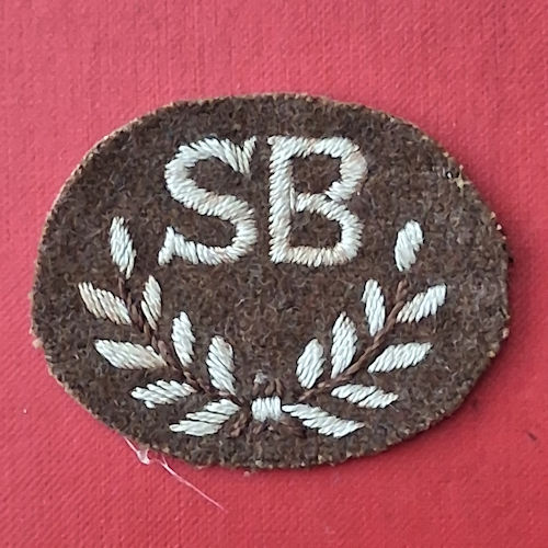 Stretcher Bearer - Cloth Trade Badge.
